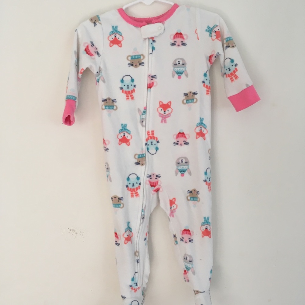 Carter’s fleece footed pajamas